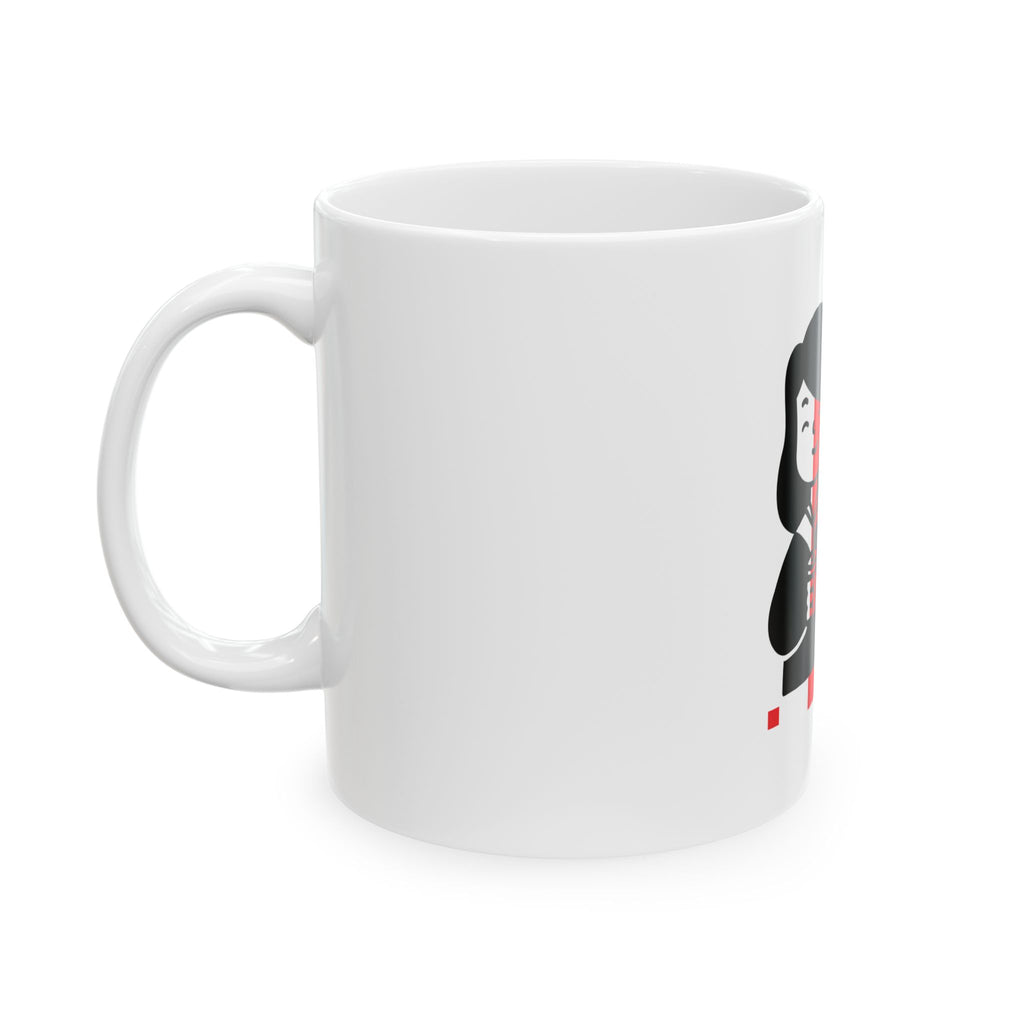 Artistic Ceramic Mug - "The Other Side" | Fun Gift, Coffee Lover, Tea Mug, Home Décor, Unique Design